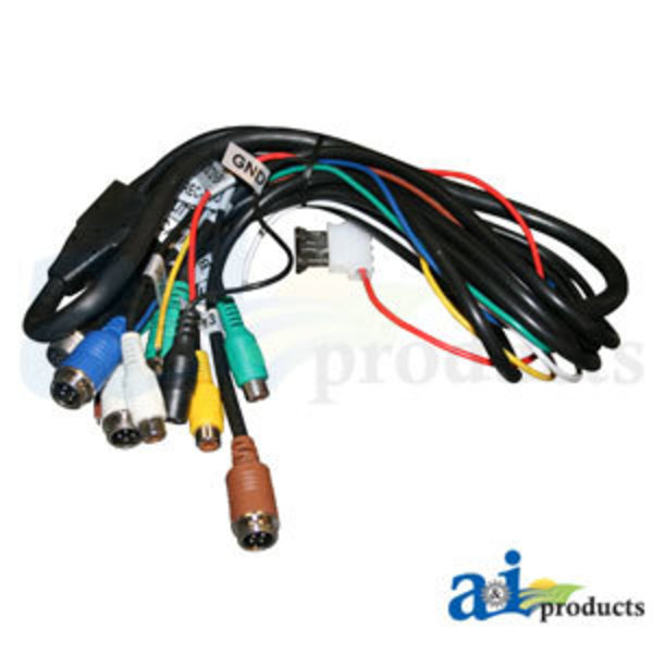 A & I Products CabCAM 22 Pin Power Harness, Quad Monitor 6.5" x5" x2.5" A-HNS22PR